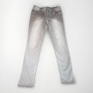 White House Black Market Gray Denim The Skinny Jeans Woman's Size 10
